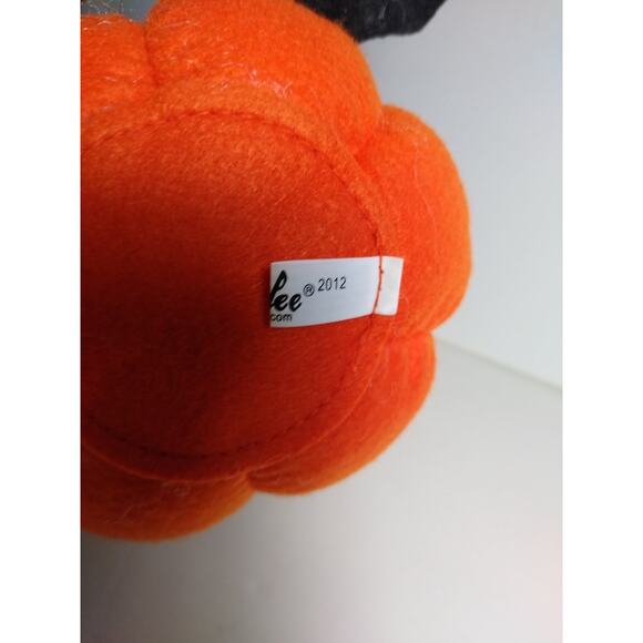 Annalee Halloween Witch Doll on Pumpkin with Spell Book 2012 - Picture 4 of 4